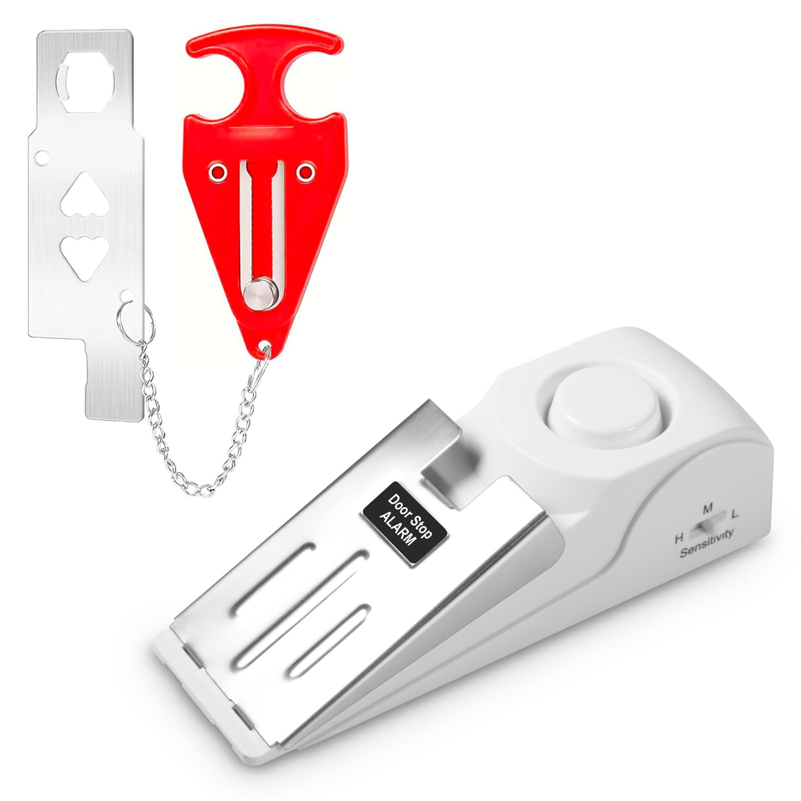 Home Security Locks For Doors - Przenośny alarm zatrzymujący drzwi Podróżny zamek