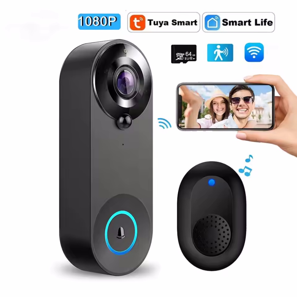 Home Security Prices - Tuya Bezprzewodowy Dzwonek do Drzwi WiFi
