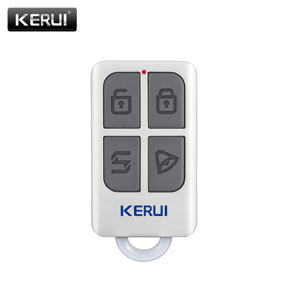 Home Security Installation - KERUI bezprzewodowy, wysokowydajny przenośny pilot 4-przyciskowy