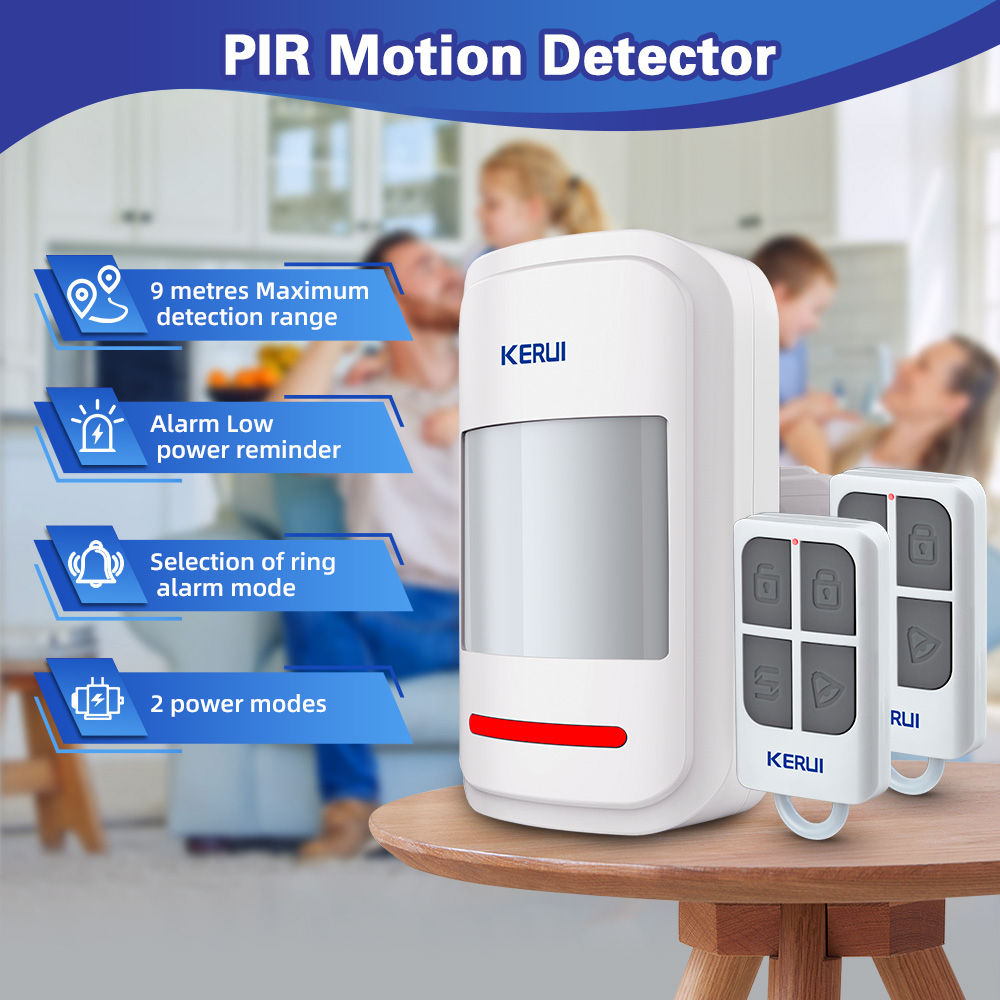 Pet Immune Pir Sensor - KERUI 433 MHz czujnik ruchu na