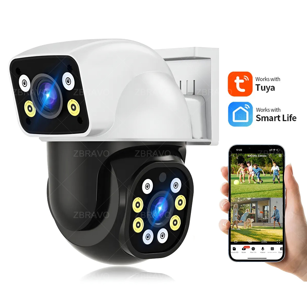 Home Security Video Cameras - Smartlife 8MP WiFi Tuya Kamera Zewnętrzna