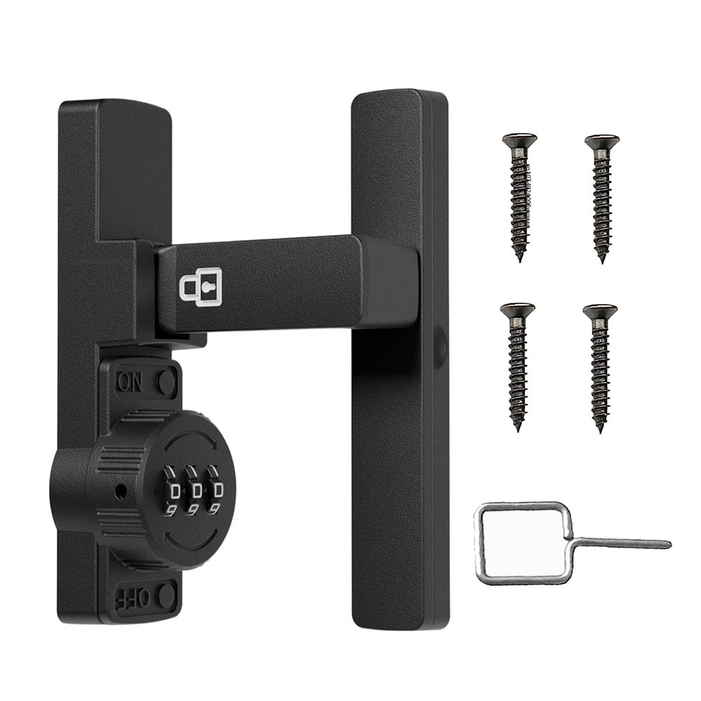 Home Security Locks For Doors - Zamek do drzwi przesuwnych, 3-cyfrowy zamek