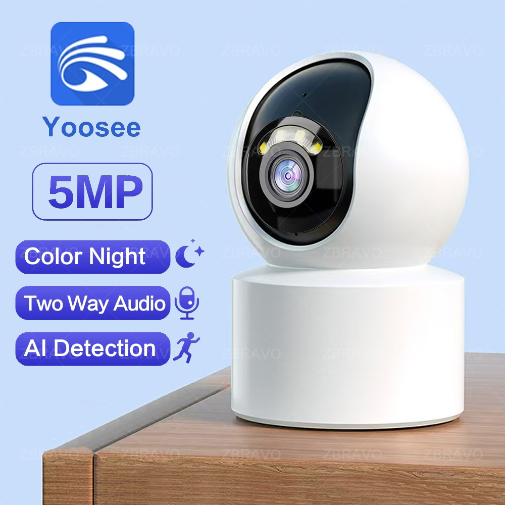 Home Security Ai - Kamera IP Yoosee 5MP WiFi, obrotowa