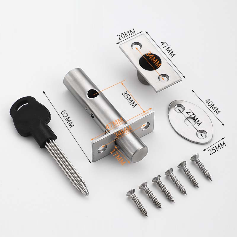 Home Security Youtube - 1 szt. Zamek do drzwi ukryty