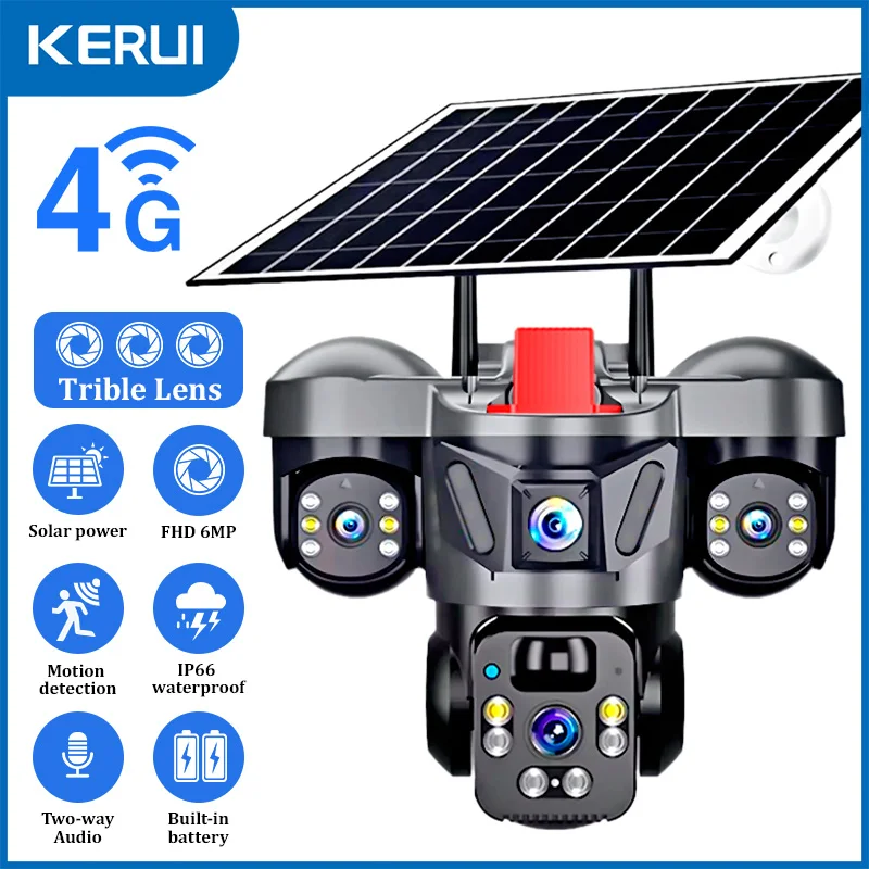 Home Security Video Cameras - KERUI V380 Pro Zewnętrzna Kamera PTZ