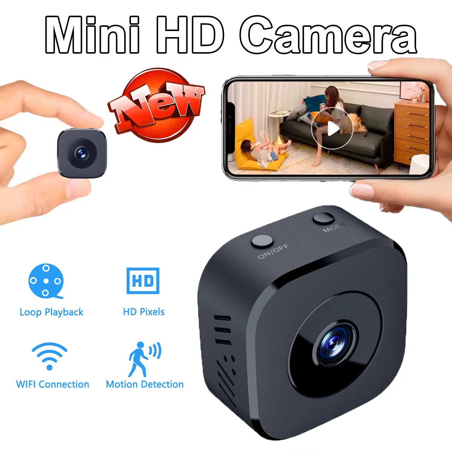 Home Security Prices - Mini kamera bezpieczeństwa z kolorowym trybem