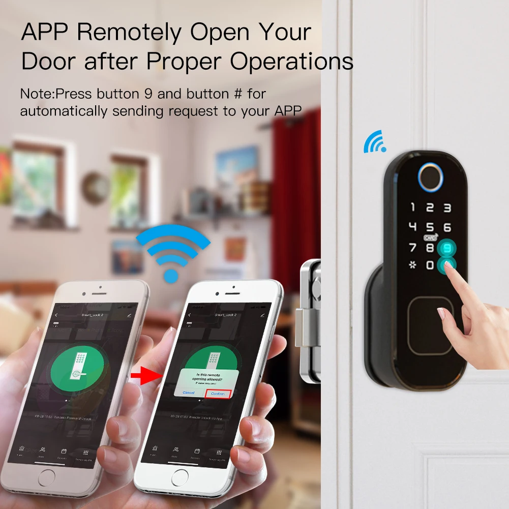 MOES WiFi Tuya inteligentny za – Home Security Locks For Doors recenzja i cena