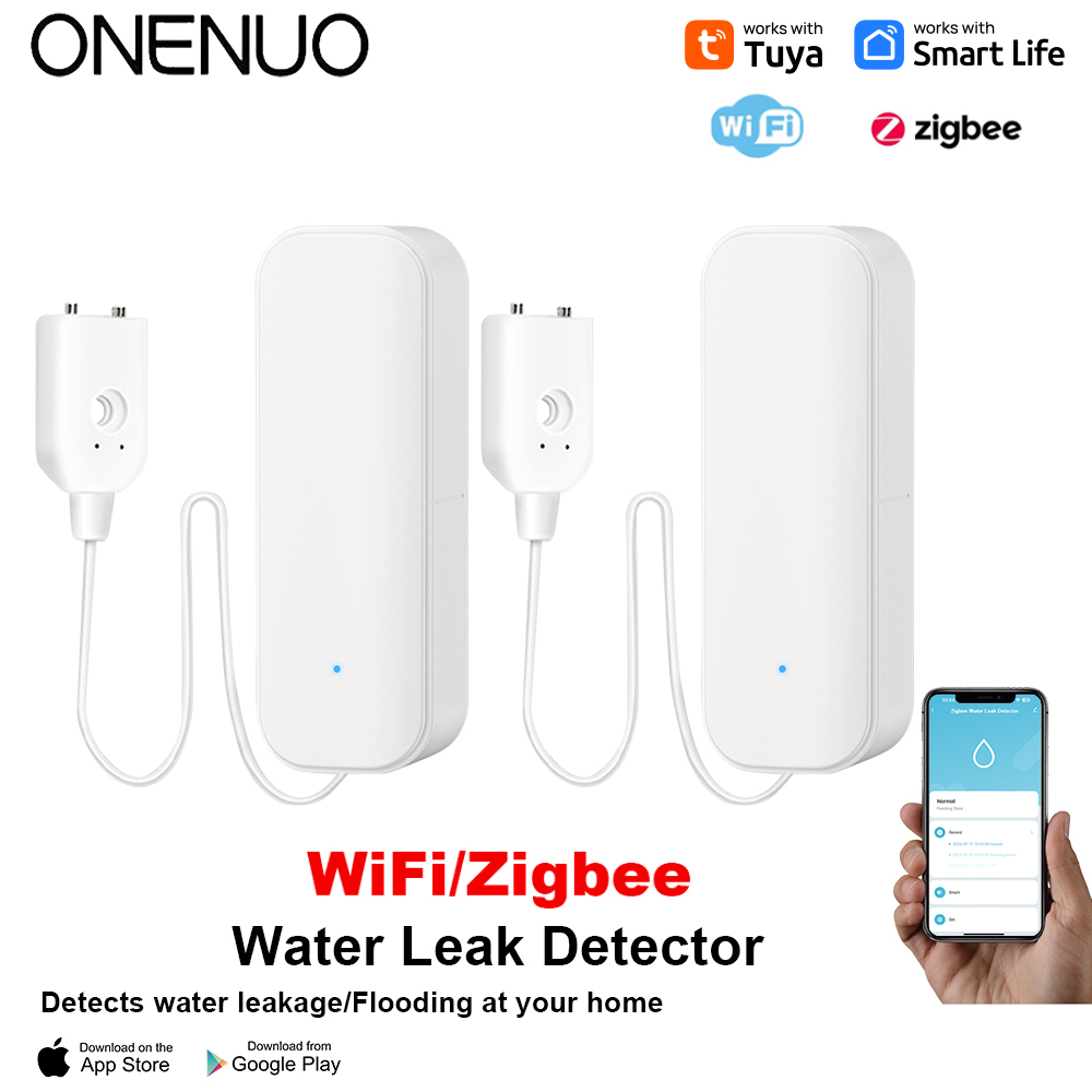 WiFi/Zigbee czujnik wody Tuya  – Home Security Installation recenzja i cena