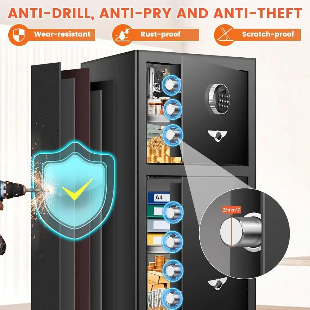 Sejf ochronny z podwójnymi drz – Home Security Xl recenzja i cena