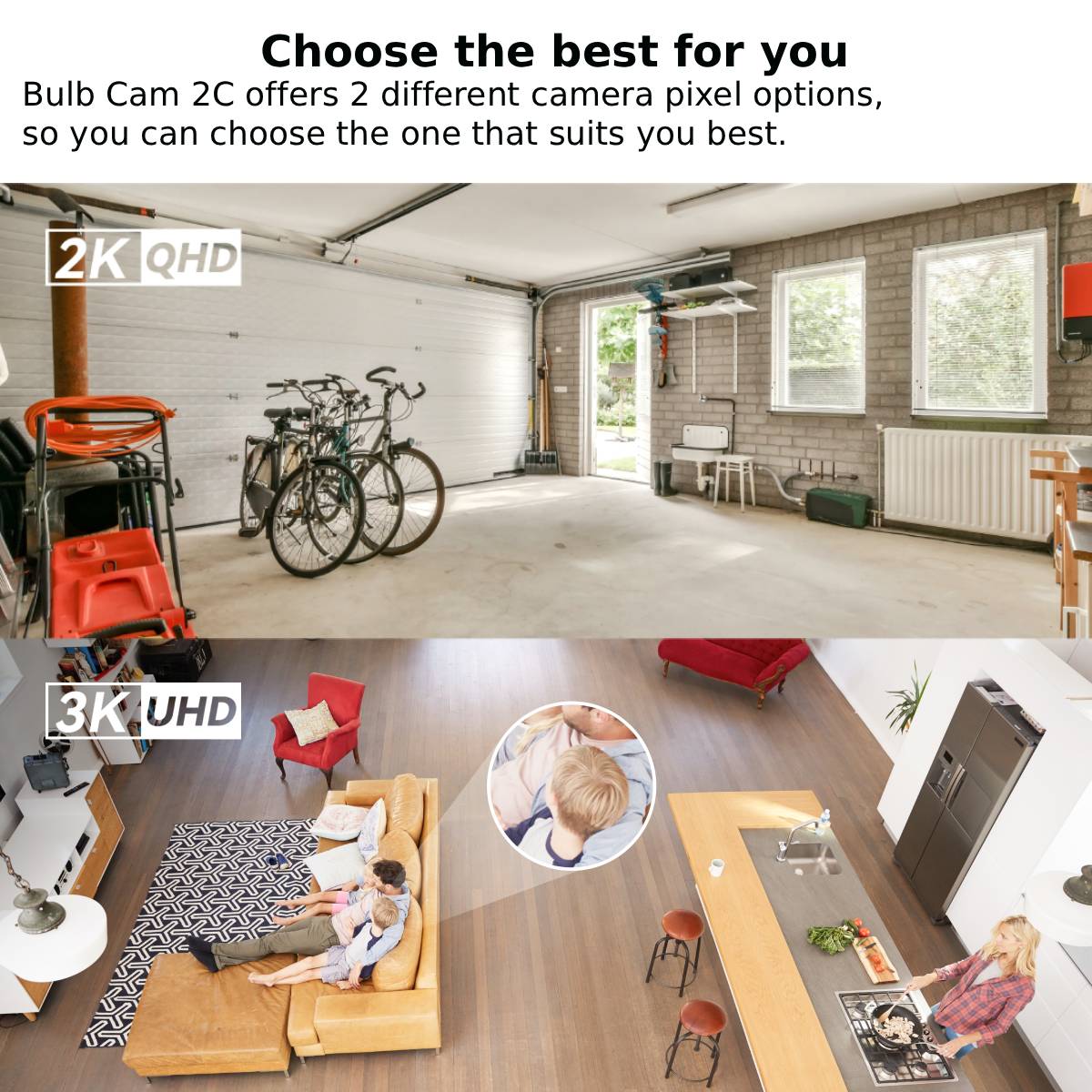 Kamera w żarówce IMOU 2C 3MP/5 – Home Security Ai recenzja i cena