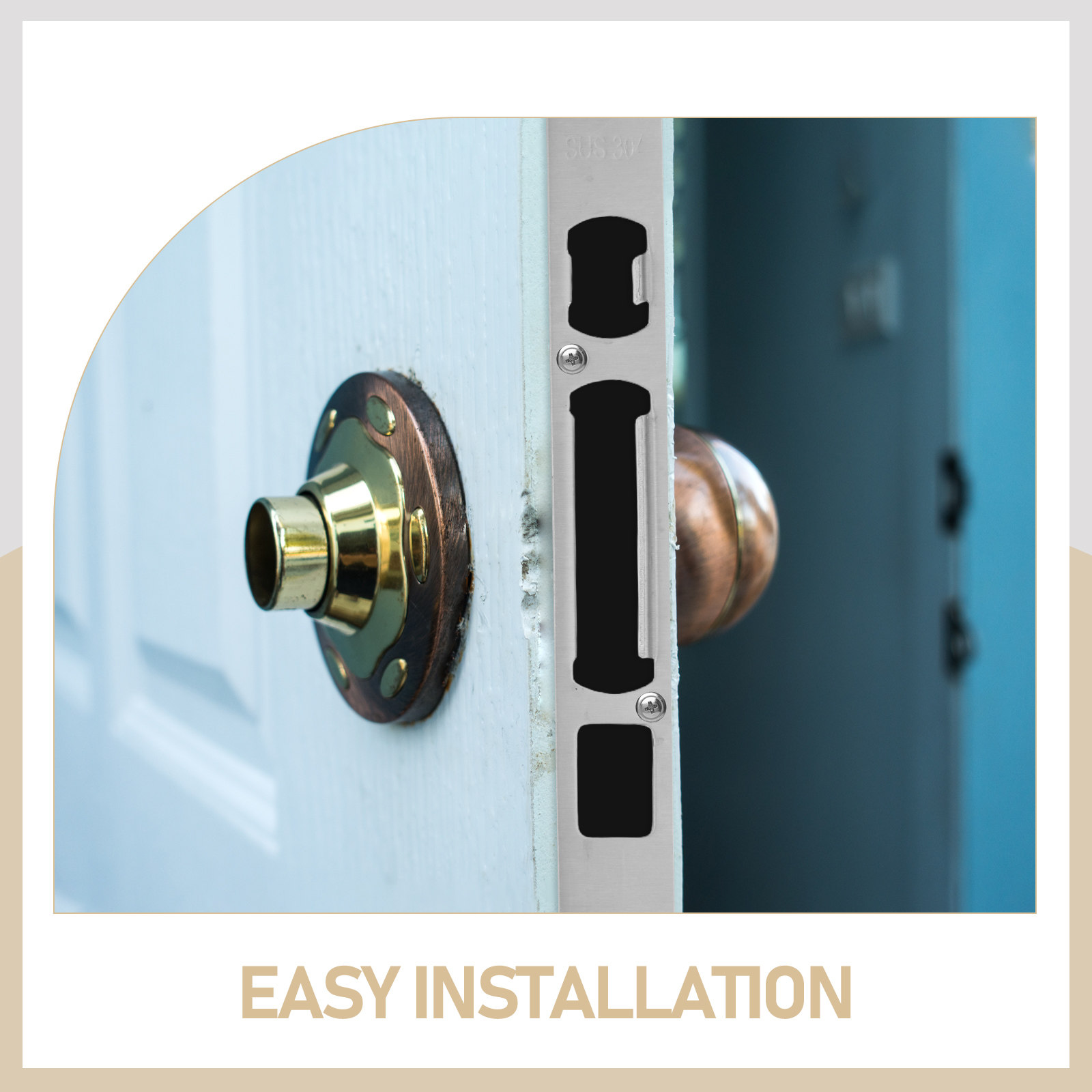 3 sztuki wysokiej jakości stal – Home Security Locks For Doors recenzja i cena