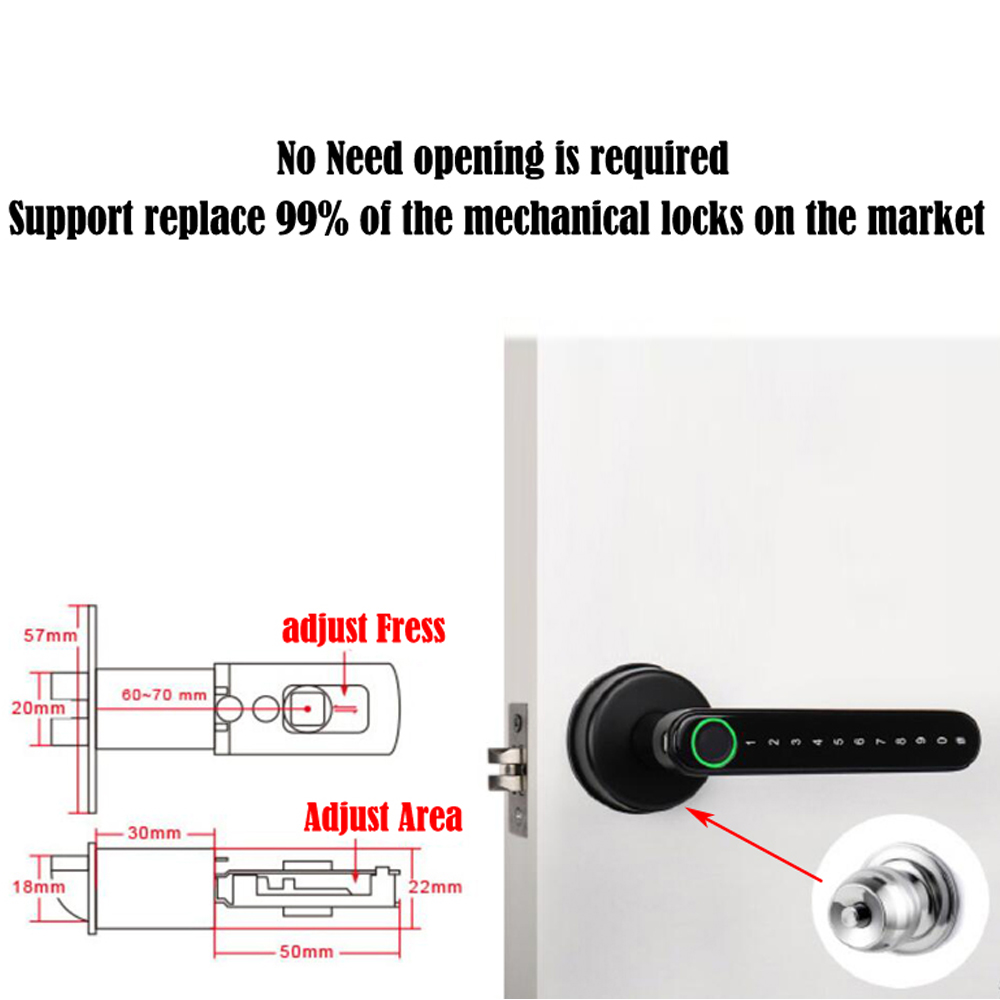 TTLock Inteligentna blokada li – Home Security Locks For Doors recenzja i cena