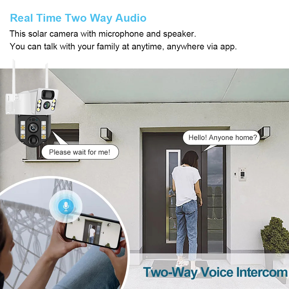 WiFi/4G kamera słoneczna IP ka – Home Security Video Cameras recenzja i cena