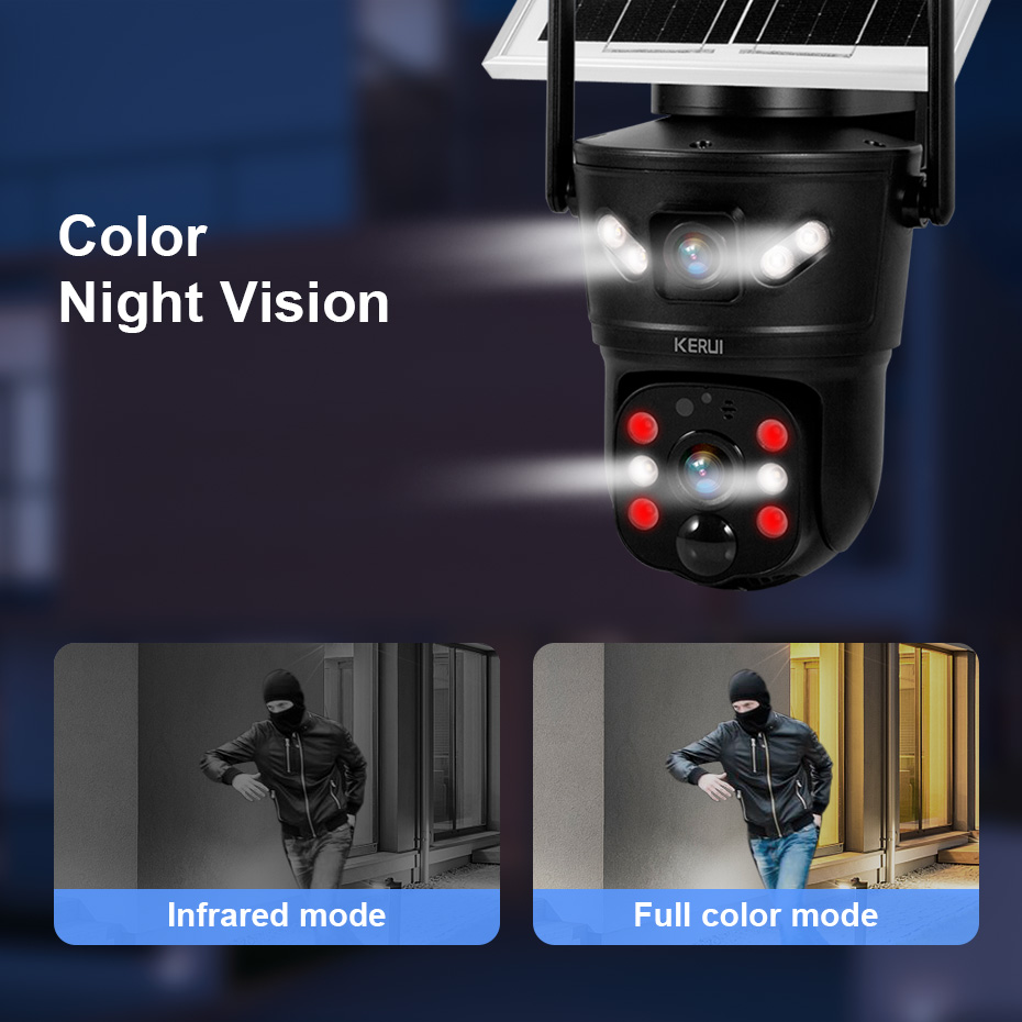 KERUI Zewnętrzna kamera słonec – Home Security Video Cameras recenzja i cena