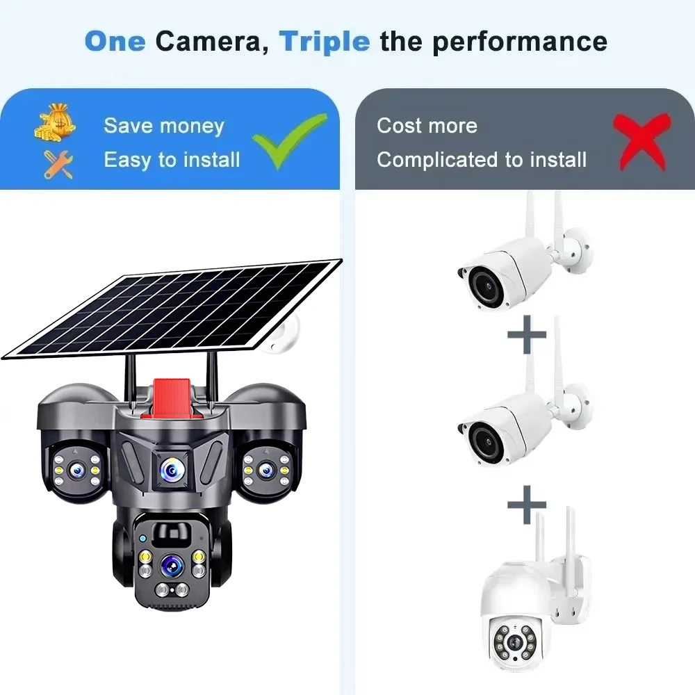 KERUI V380 Pro Zewnętrzna Kame – Home Security Video Cameras recenzja i cena