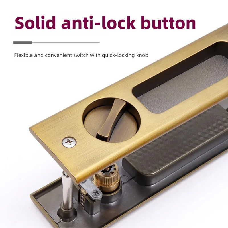 Wytrzymały czarny zamek hakowy – Home Security Locks For Doors recenzja i cena